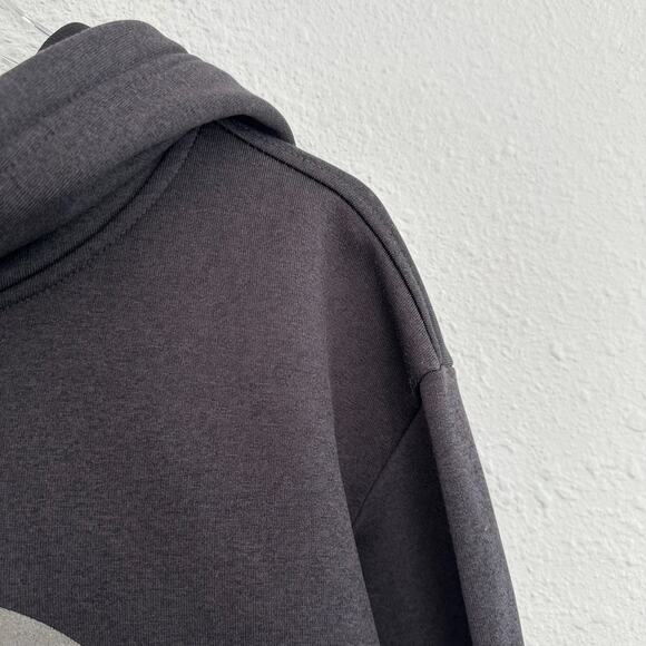 The North Face Fleece Pullover Hoodie Men Size XXL Black Logo Casual - Picture 3 of 8